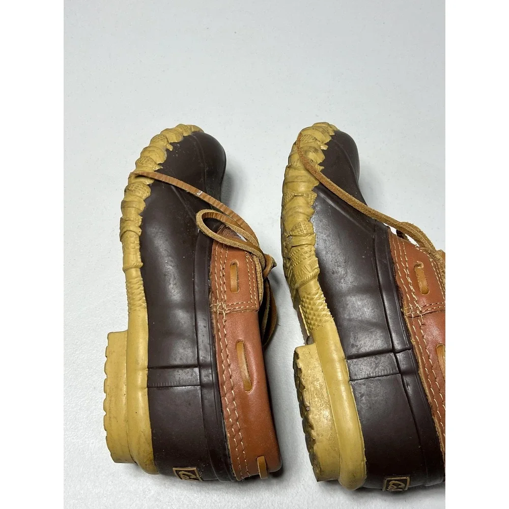 Cabela's Duck Boots Mens Size‎ 6 Brown Leather Waterproof Steel Shank Hunting